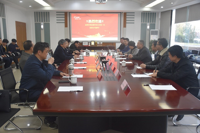 合肥市常務(wù)副市長(zhǎng)王文松一行蒞臨公司調(diào)研指導(dǎo)